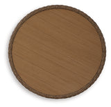 Double Point Beige Outdoor Coffee Table from Ashley Furniture - Luna Furniture