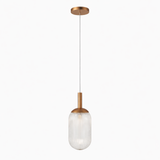 Dover Pendant Lamp - Bronze and Clear from Ashcroft Furniture - Luna Furniture