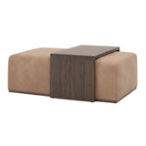 Dovetail Upholstered Coffee Table from Essentials For Living - Luna Furniture
