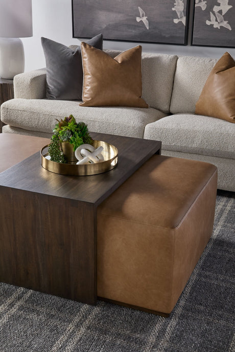 Dovetail Upholstered Coffee Table from Essentials For Living - Luna Furniture