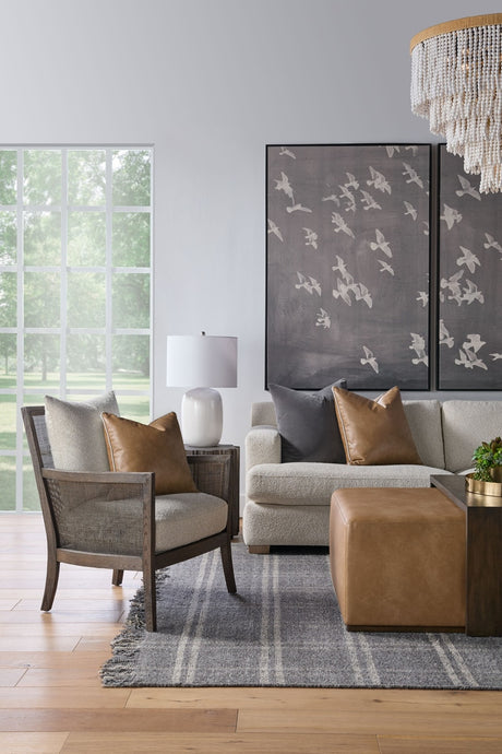 Dovetail Upholstered Coffee Table from Essentials For Living - Luna Furniture