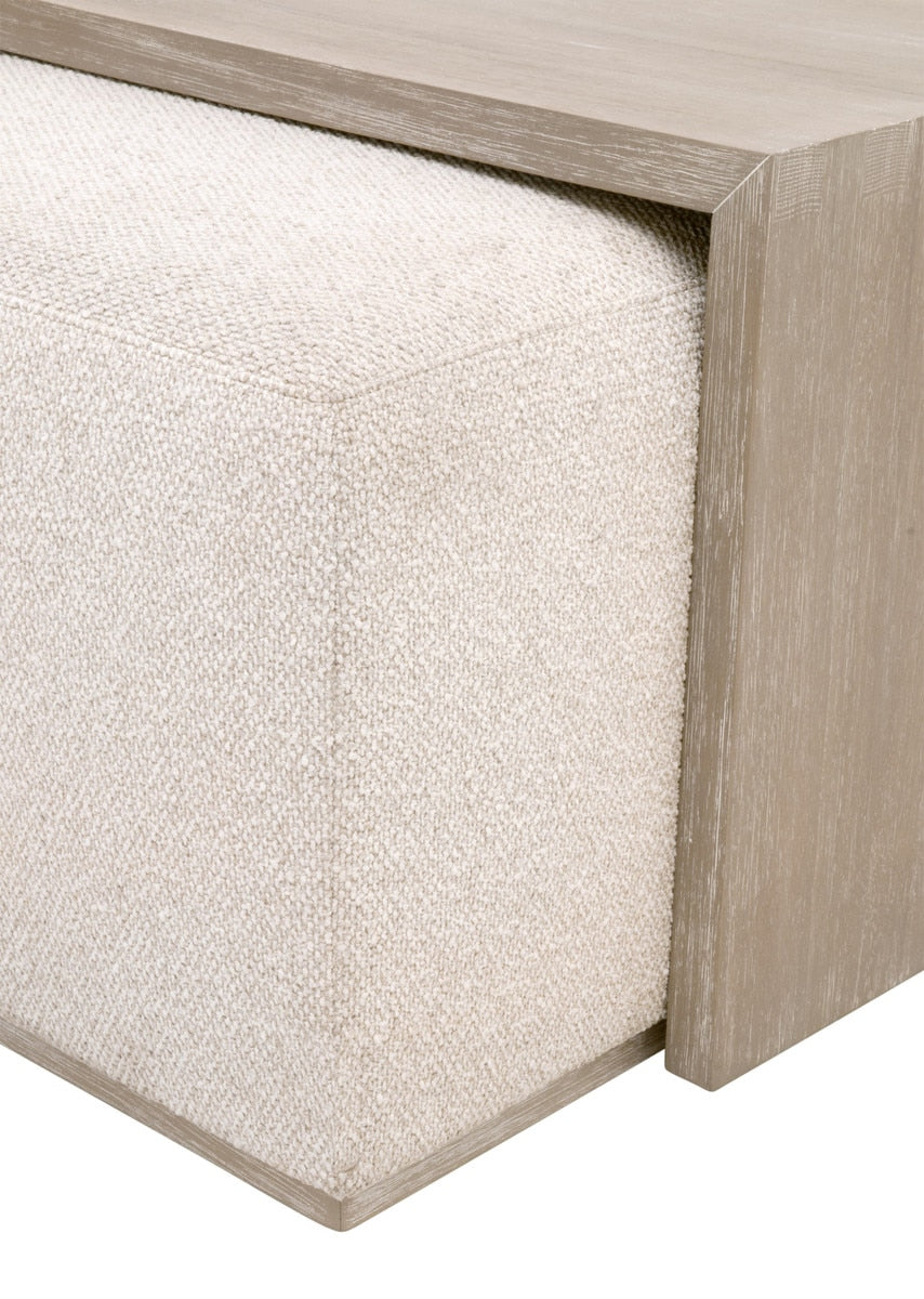 Dovetail Upholstered Coffee Table from Essentials For Living - Luna Furniture