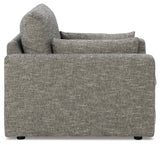 Dramatic Granite Chair and Ottoman from Ashley - Luna Furniture