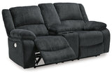 Draycoll 2 Power Reclining Loveseats and Recliner from Ashley - Luna Furniture