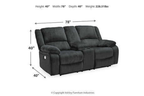 Draycoll 2 Power Reclining Loveseats and Recliner from Ashley - Luna Furniture