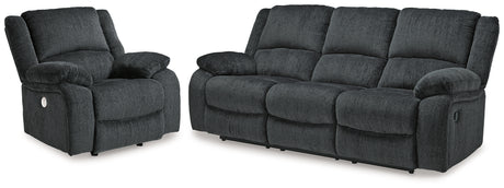 Draycoll Reclining Sofa and Power Recliner from Ashley - Luna Furniture