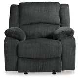 Draycoll Slate Reclining Loveseat with Console and Recliner from Ashley - Luna Furniture