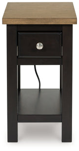 Drazmine Brown Chairside End Table from Ashley - Luna Furniture