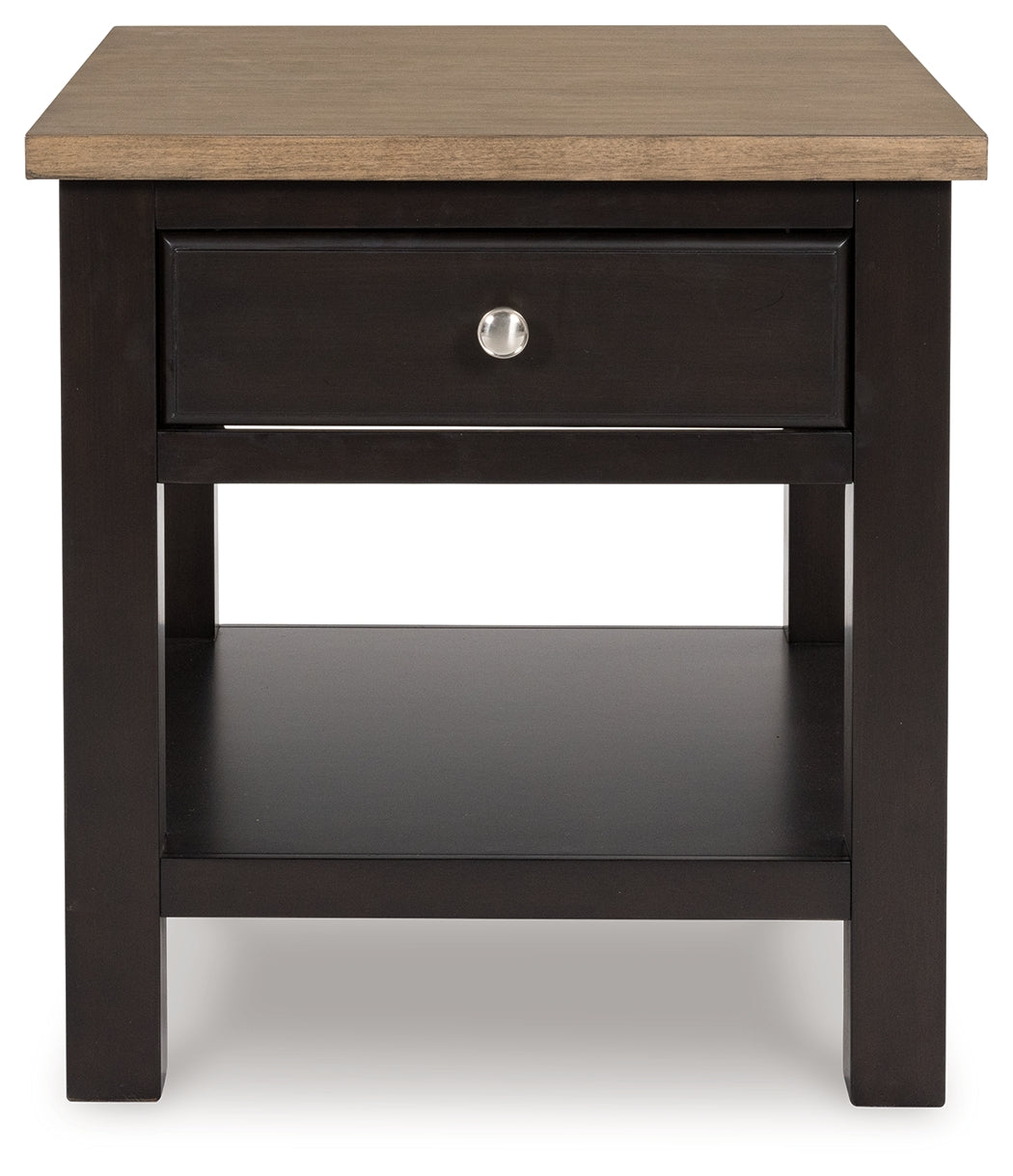 Drazmine Brown End Table from Ashley Furniture - Luna Furniture