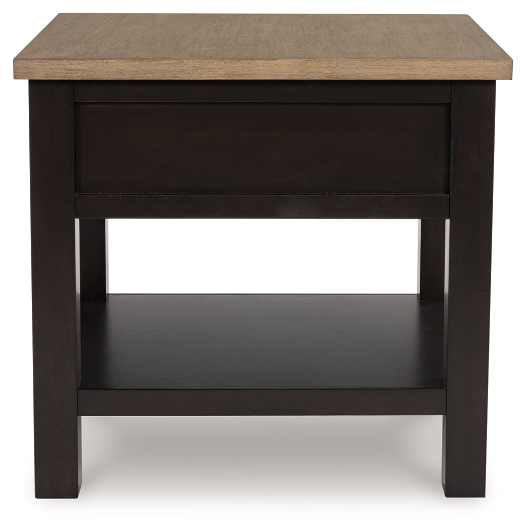 Drazmine Brown End Table from Ashley Furniture - Luna Furniture