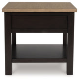 Drazmine Brown End Table from Ashley Furniture - Luna Furniture
