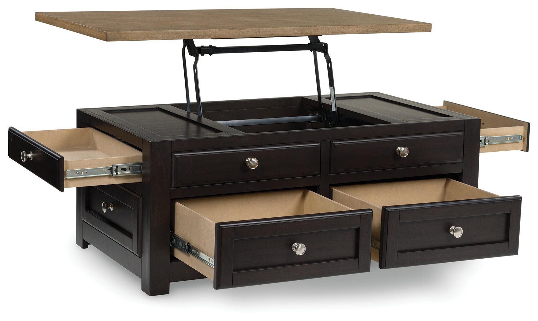 Drazmine Brown Lift-Top Coffee Table – Luna Furniture