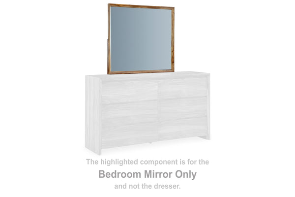 Dressonni Brown Bedroom Mirror (Mirror Only)