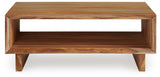 Dressonni Brown Coffee Table from Ashley Furniture - Luna Furniture