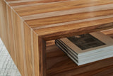 Dressonni Brown Coffee Table from Ashley Furniture - Luna Furniture