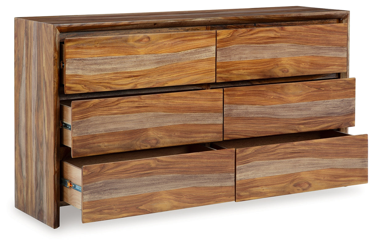 Dressonni Brown Dresser from Ashley Furniture - Luna Furniture