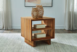 Dressonni Brown End Table from Ashley Furniture - Luna Furniture