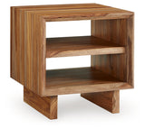 Dressonni Brown End Table from Ashley Furniture - Luna Furniture