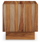 Dressonni Brown End Table from Ashley Furniture - Luna Furniture