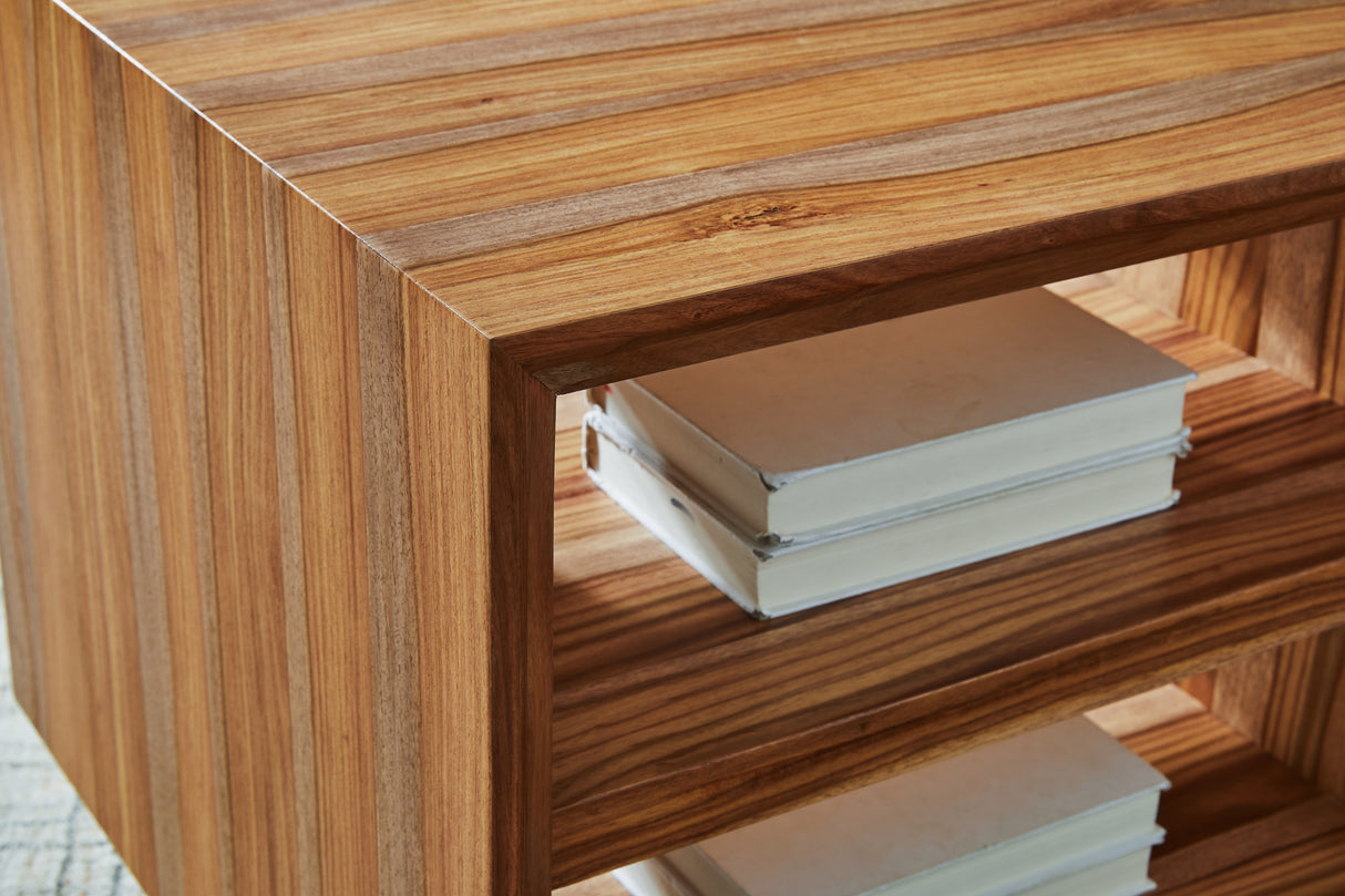 Dressonni Brown End Table from Ashley Furniture - Luna Furniture