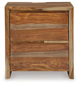 Dressonni Brown Nightstand from Ashley Furniture - Luna Furniture