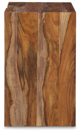 Dressonni Brown Nightstand from Ashley Furniture - Luna Furniture