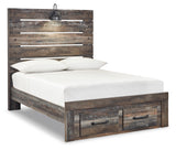 Drystan Full Panel Bed with 2 Storage Drawers with Dresser in Multi from Ashley - Luna Furniture