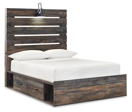 Drystan Multi Full Bookcase Storage Bed and Chest from Ashley - Luna Furniture