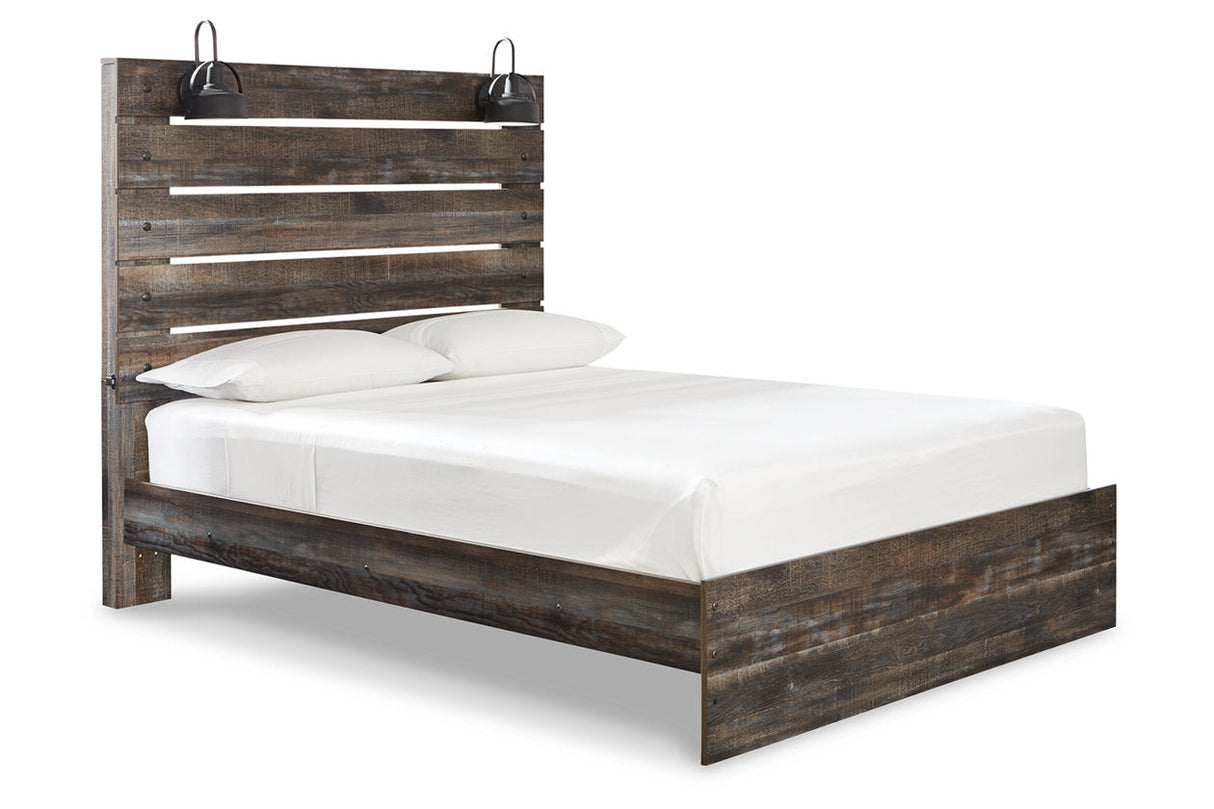 Drystan Multi Queen LED Panel Bed from Ashley - Luna Furniture
