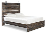 Drystan Queen Panel Bed with 2 Nightstands in Multi from Ashley - Luna Furniture