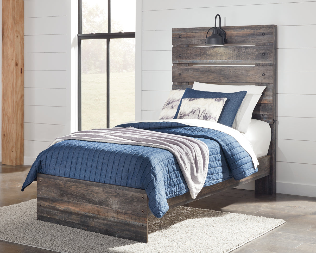 Drystan Twin Panel Bed with Dresser and Nightstand in Multi from Ashley - Luna Furniture