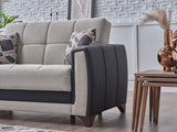 Dublin Boss Cream 3-Seat Sleeper Sofa from Bellona - Luna Furniture
