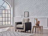Dublin Boss Cream Chair from Bellona - Luna Furniture