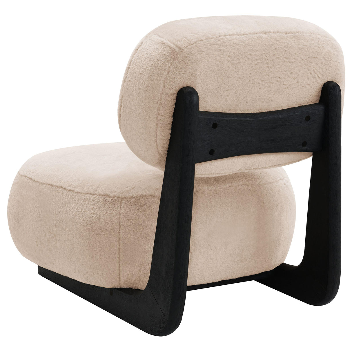 Duffie Camel Upholstered Armless Accent Chair from Coaster - Luna Furniture