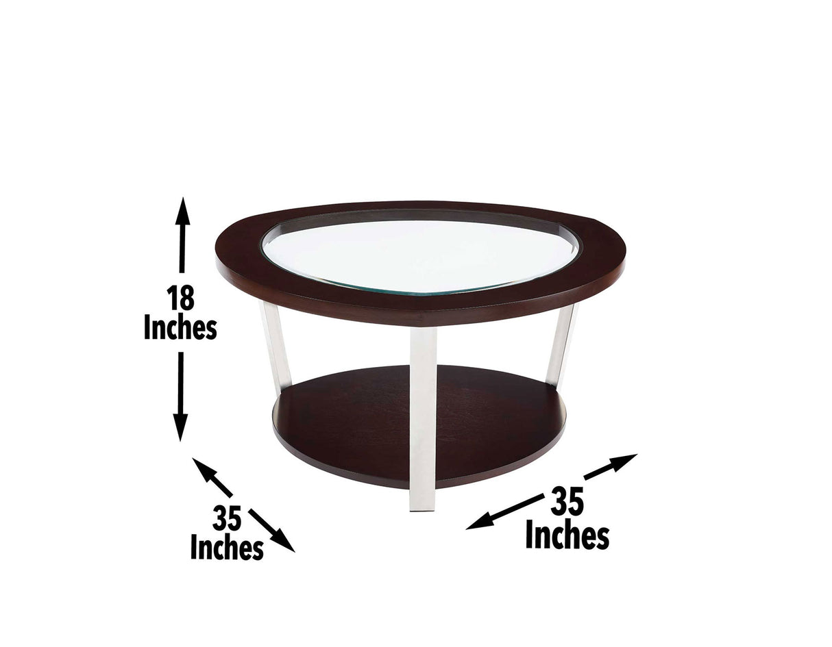 Duncan Espresso Cocktail Table from Steve Silver - Luna Furniture