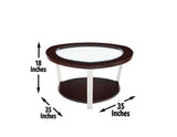 Duncan Espresso Cocktail Table from Steve Silver - Luna Furniture