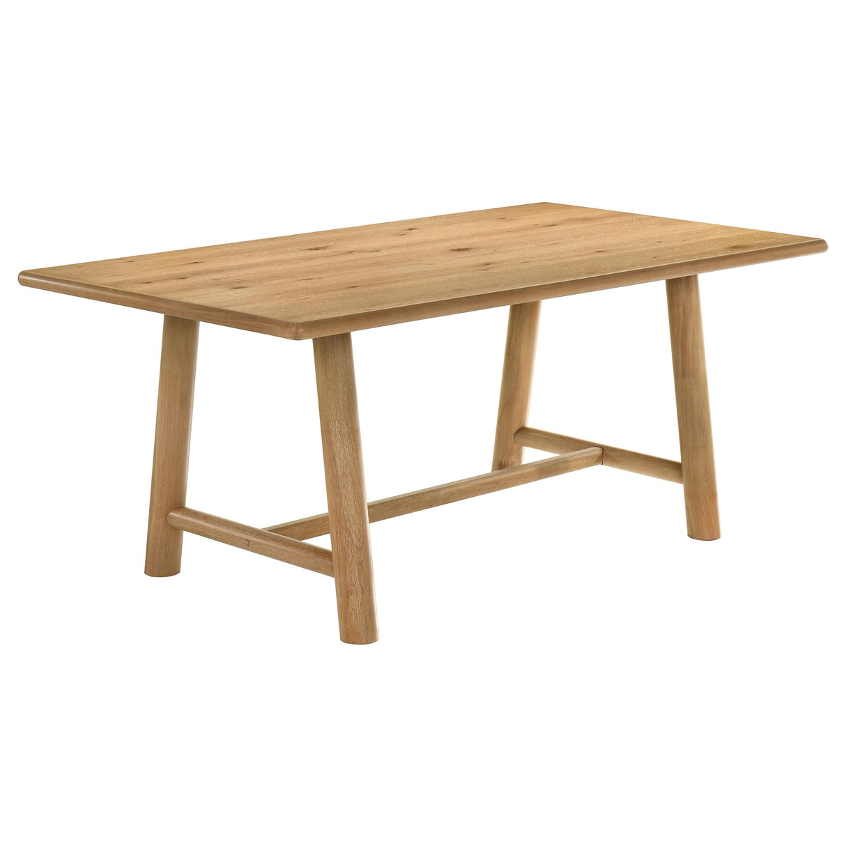 Duncan Washed Oak 7-Piece Rectangular Wood Dining Room Set from Coaster - Luna Furniture