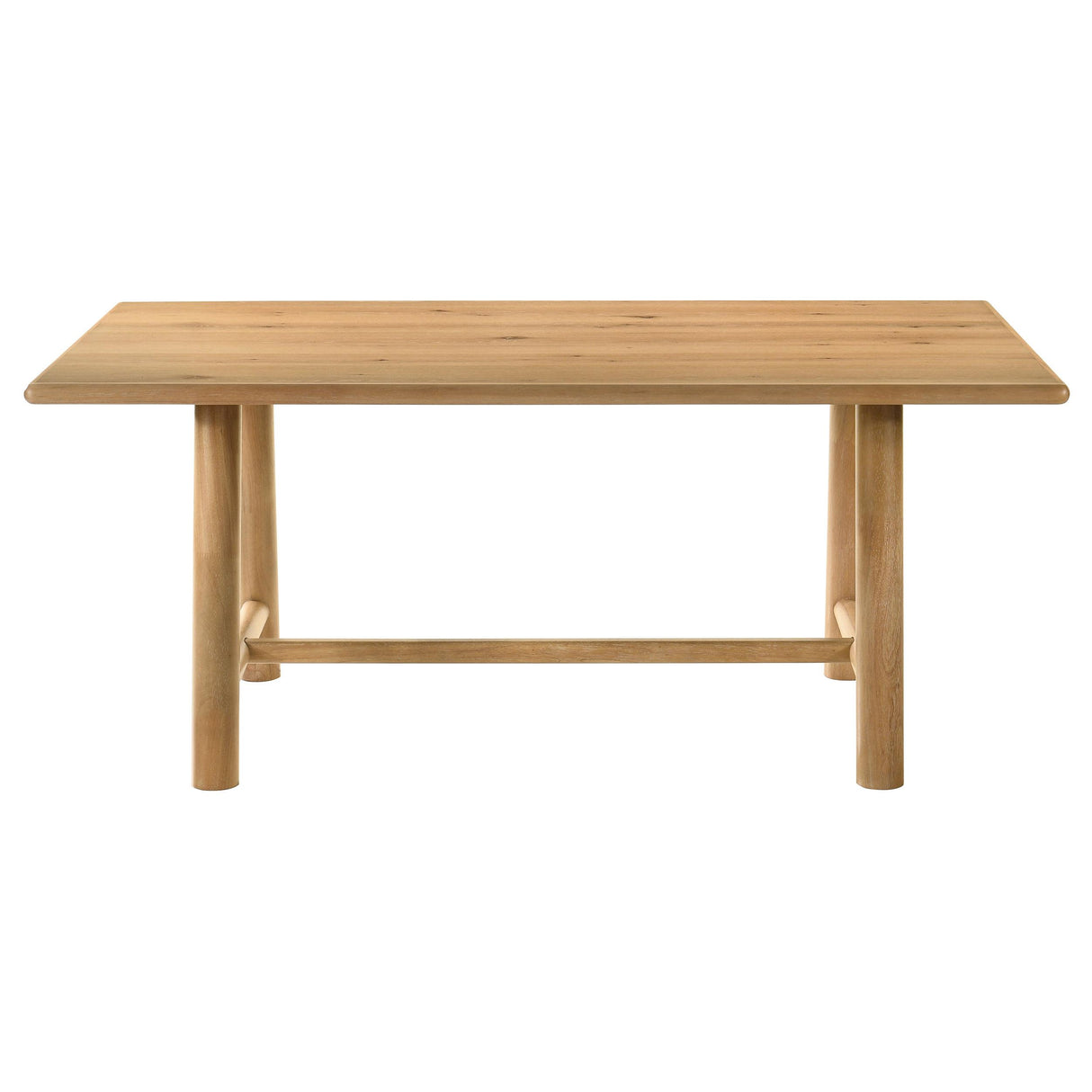 Duncan Washed Oak 7-Piece Rectangular Wood Dining Room Set from Coaster - Luna Furniture