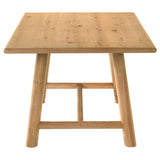 Duncan Washed Oak 7-Piece Rectangular Wood Dining Room Set from Coaster - Luna Furniture