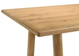 Duncan Washed Oak 7-Piece Rectangular Wood Dining Room Set from Coaster - Luna Furniture