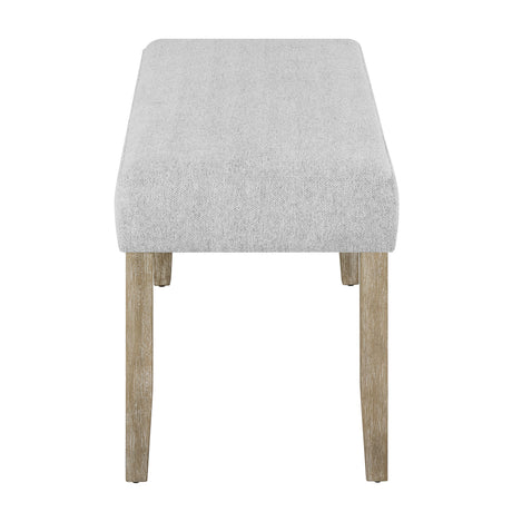 Hazel Light Gray Bench from Crown Mark - Luna Furniture
