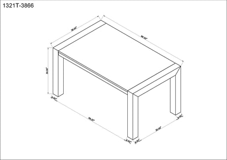 Dune Light Gray Genuine Marble Dining Set from Crown Mark - Luna Furniture
