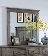 Durango Warm Gray Mirror (Mirror Only) from Furniture of America - Luna Furniture
