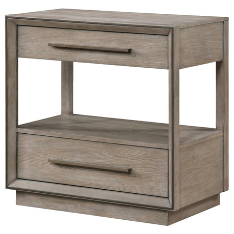 Durango Washed Oak 2-Ddrawer Nightstand from Coaster - Luna Furniture