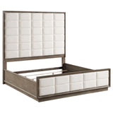 Durango Washed Oak 77-inch California King Panel Bed from Coaster - Luna Furniture