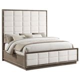 Durango Washed Oak 77-inch California King Panel Bed from Coaster - Luna Furniture