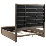 Durango Washed Oak 77-inch California King Panel Bed from Coaster - Luna Furniture