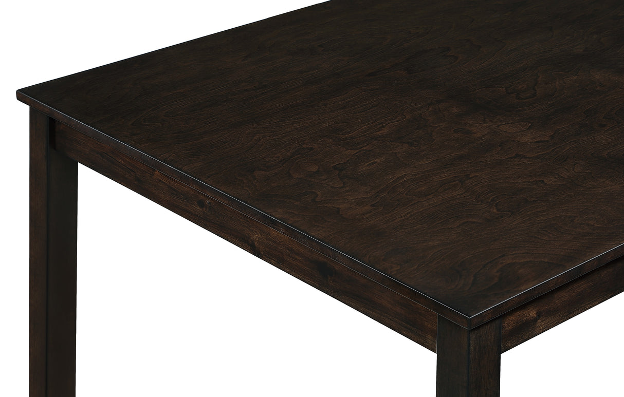 Durham Dark Brown 5-Piece Dining Set from Crown Mark - Luna Furniture