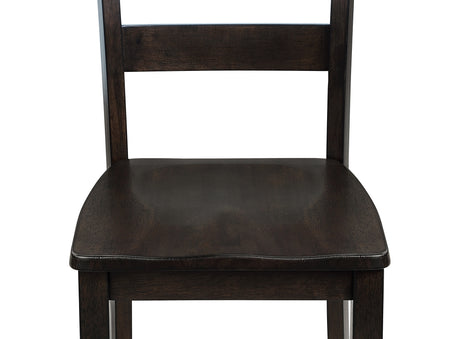 Durham Dark Brown 5-Piece Dining Set from Crown Mark - Luna Furniture