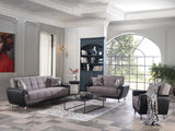 Duru Remoni Antrasit 3-Seat Sleeper Sofa from Bellona - Luna Furniture